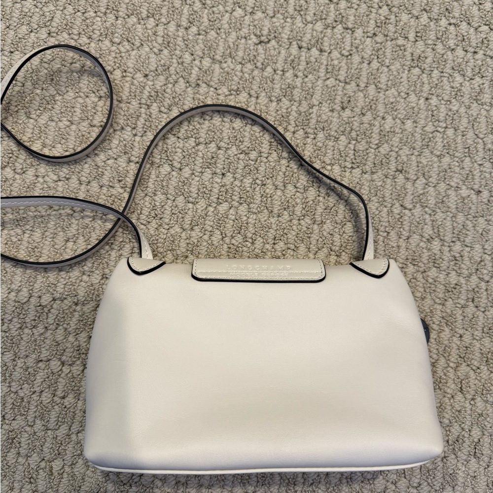 Longchamp Le Pliage Xtra Leather Crossbody Bag - Picture 8 of 12